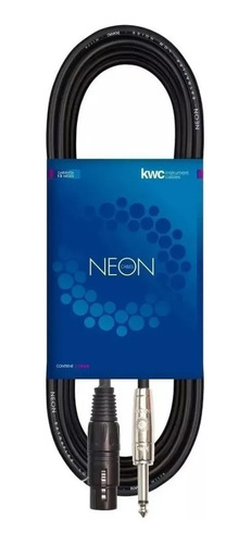 Cable Canon Xlr A Plug 6,5  Neon - Kwc 3 Metros