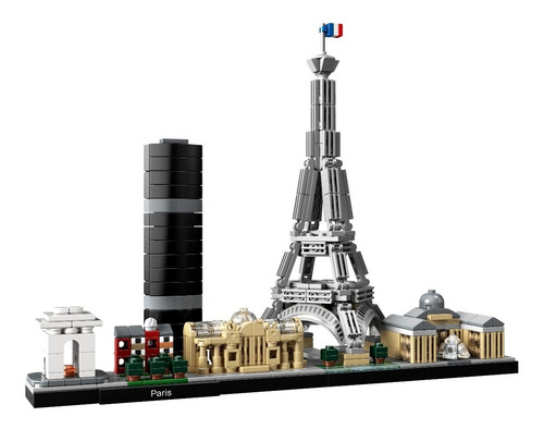 Imagem 3 de 5 de Lego Architecture - Paris - 649 Peças - 21044