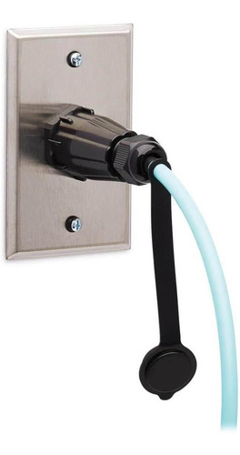 Cable De Conexión De Fibra De (10metros) 10gb Ip68 Negro