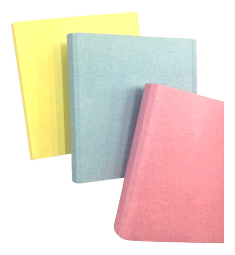 Carpeta 3 Anillos Nº3 Escolar 3x40 Tonos Pastel Laminadas