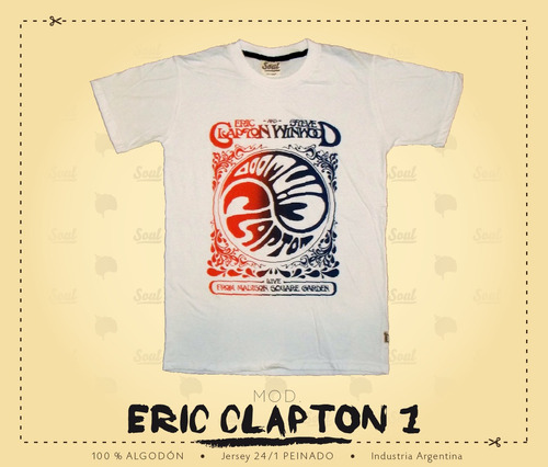 Remera Soul - Mod. Eric Clapton