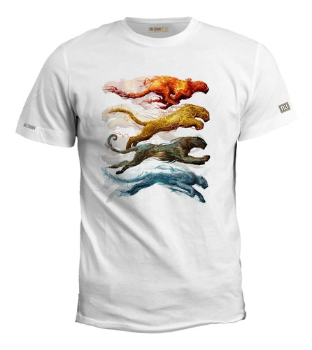 Camiseta Estampada Pumas Elementos Hombre Inp Irk