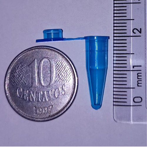 Microtubo Pino Epp 0,2ml Azul Pct C/ 3.000 Unidades