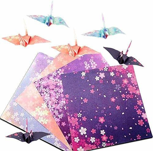 Papel Decorativo - Yeooyoor 120 Sheets Pink Beautiful Origam