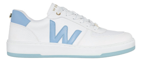 Tenis Para Mujer Westies Blanco Azul Wepictoris