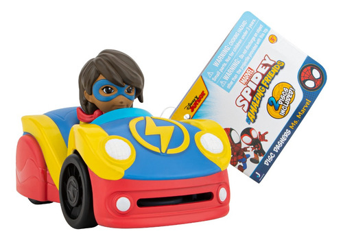 Spidey Y Sus Amigos Vehiculo Lanza Discos Ms. Marvel