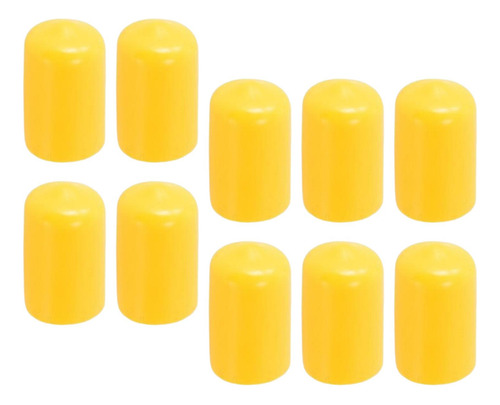 2 X 10x Cue Tip Cover Protector Snooker Accesorios Amarillo