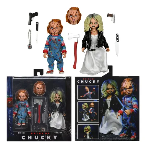 Ultimate Chucky Y Tiffany Novia Set Doble Neca