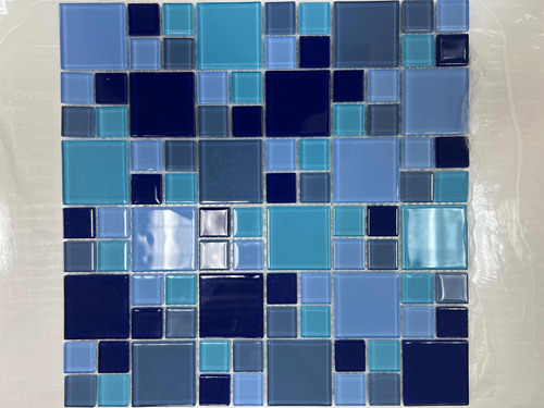 Mosaico De Vidrio Para Piscina Caja De 2 Metros 