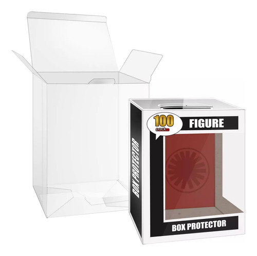 Protector Para Funko Pop Resistente Vinil Trasparente Pack 5