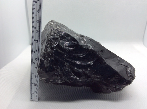 1 Piedra Obsidiana Negra Natural E Bruto Reiki Curativo 500g