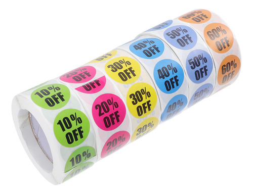 Xinnuo 6 Rollos De Pegatinas Adhesivas Con Descuento