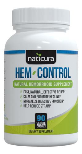 Naticura Hem-control - Suplemento De Tratamiento De Hemorroi