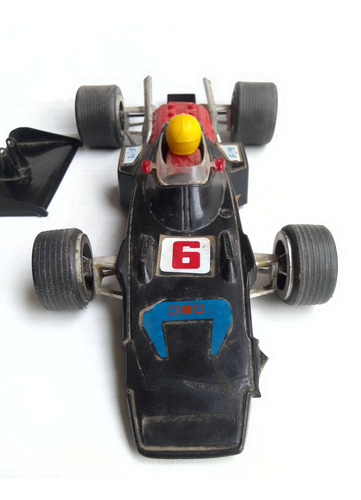 F1 Rym Auto De Carrera Antiguo Plástico 1:18 Con Faltantes Negro (Usado)