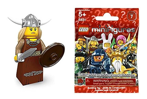 Lego Series 7 Viking Mujer Mini Figura