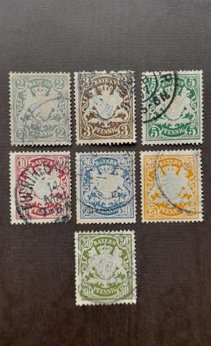 N°62. Antigua Alemania. 1888-1900. Escudo De Baviera (Usado)