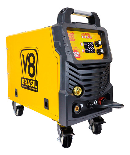 Mig 205i Multiprocesso Mig/mag/tig/eletrodo 220v V8 Brasil