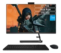 Comprar Todo En Uno Aio Lenovo Core I5 12450h 16gb 1tb Fhd 27 Color Negro 110v