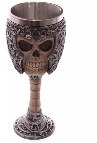 Copa Cáliz Resina Acero Calavera Copa Multi Skull