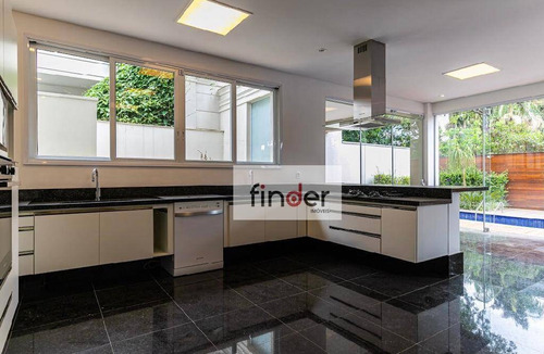 Imagem 6 de 25 de Lunique Na Rua Miranda Guerra, 572. Casa Em Condomínio Fechado, 4 Suítes, Piscina, Sauna, Jardim, Área Gourmet, 8 Vagas, Segurança E Muito Espaço - Ca0652