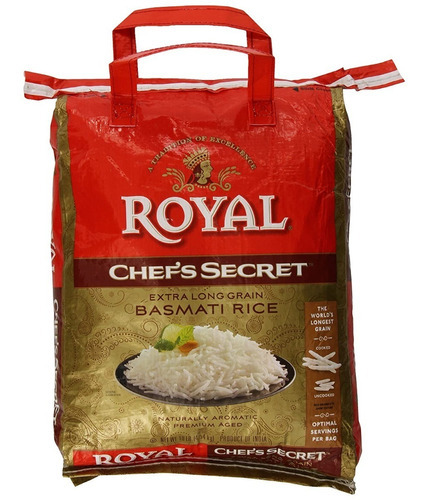 Arroz Basmati Grano Extra Largo Royal Chef's Secret 4.53 Kg