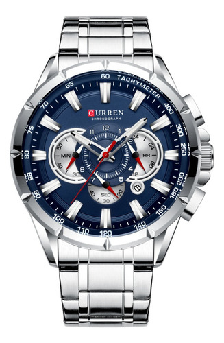 Reloj De Hombre Curren Elegante Acero Inoxidable 