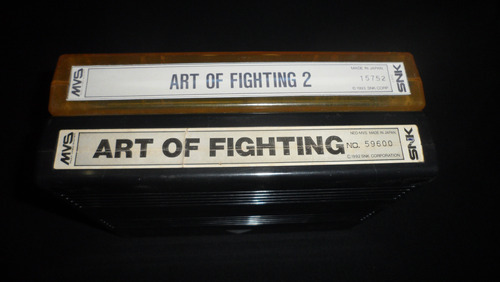  2 Cartuchos De Neo Geo Mvs, Art Of Fighting 1, Y 2 Hot Sale