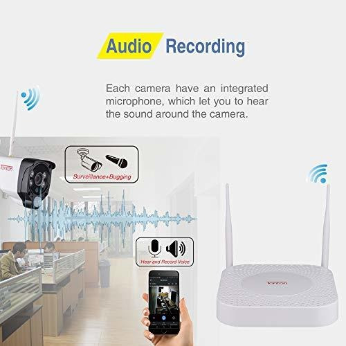 Grabacion Audio Camara Seguridad 1080p Full Hd Inalambrica