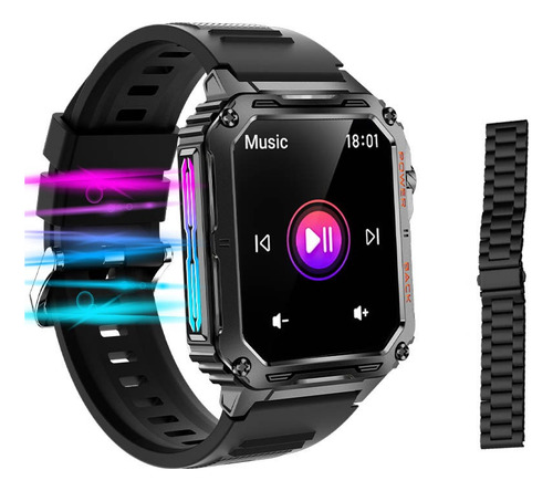 Smartwatch Militar Impermeable Con Llamadas Por Bluetooth