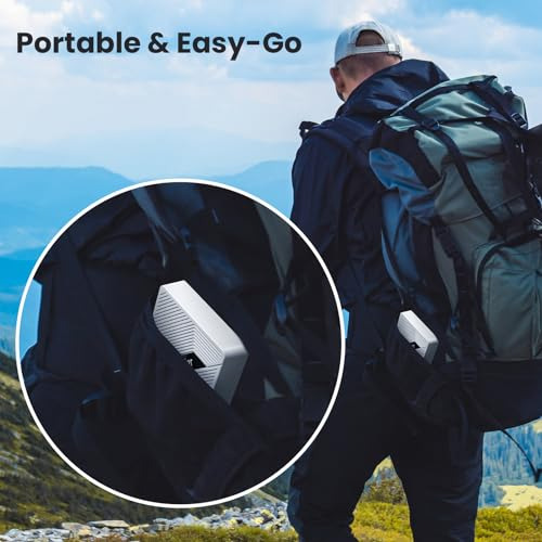 Paquete De Mini Router Wifi 6 Portil: Vpn Y De Doble Banda