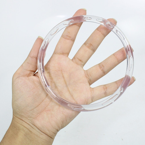 Argolas 10/11cm Jogo Festa Junina Brincadeira Artesanato 20u Cor Argola Transparente 11,5cm