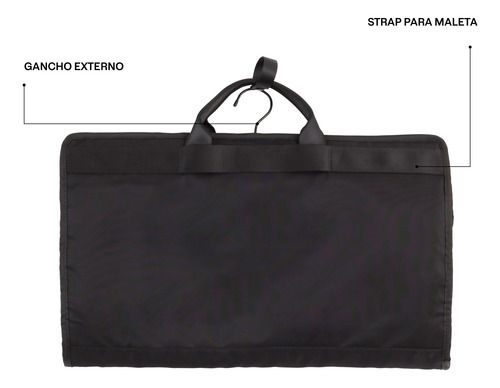 Mappa, Porta Trajes Para Hombre, Funda De Traje Para Viaje Negro