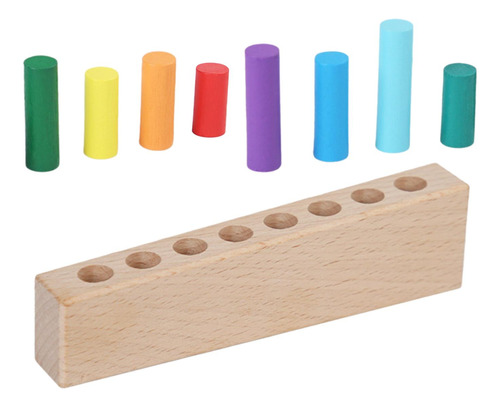 Montessori Sticks Toys Juguete Educativo De Madera Para