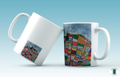 Taza Mug Radiohead Varios Diseños. Album. Cerámica Premium