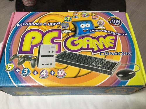 Pc Game Dynacom Novo Completo Com 106 Jogos Teclado Mouse