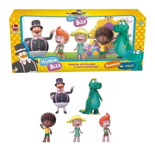 Mundo Bita Bonecos De Vinil - Líder Brinquedos