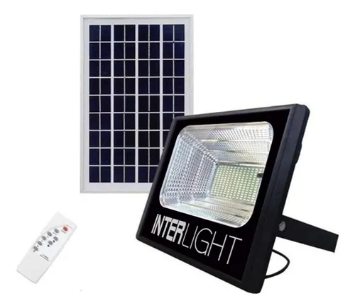 Foco Proyector Led Panel Solar 60w 6000k / Hb Led