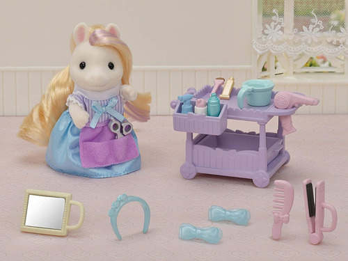 Calico Critters Pony Hairdresser Estilista Sylvanian Ternuri