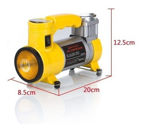 Compresor De Aire 12v Cyclone Ac-pro 150 Psi 35 Lpm