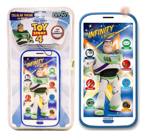Celular Telefono Toy Story Luz Sonido Cod 2256 Bigshop