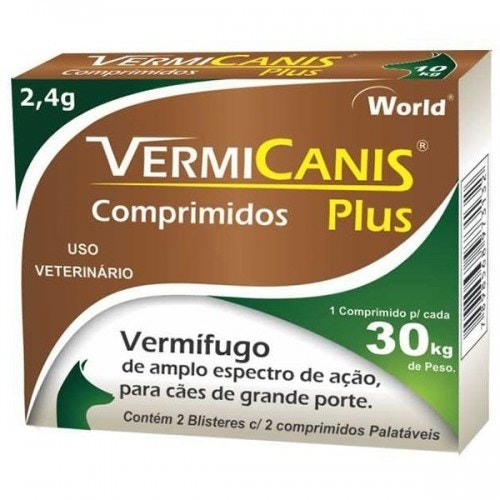 Vermicanis 2,4g (30kg) C/4 Comp