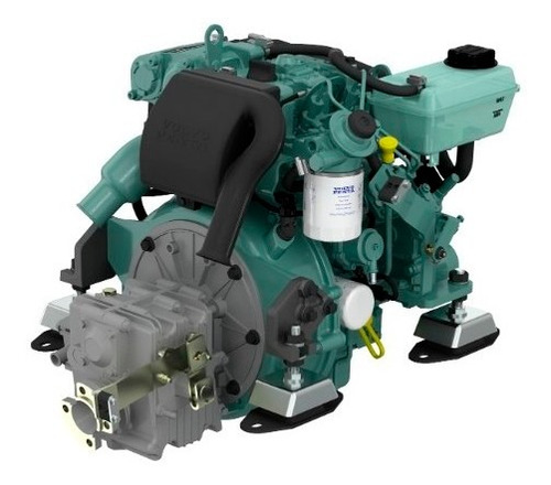 Motor Diesel Veleiro Volvo Penta D1 20hp Com Reversor