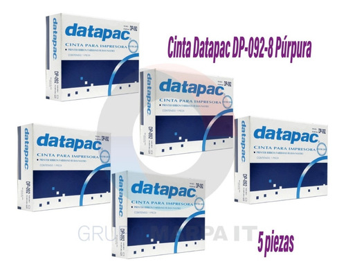 5 Cintas Datapac Dp-092-8 Epson Erc27 Tm290ii Purpura