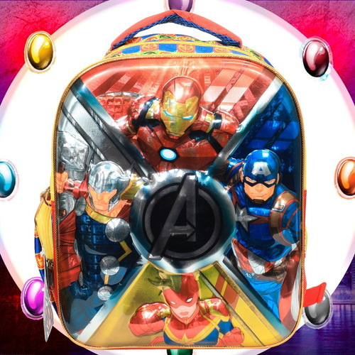Imagen 1 de 7 de Mochila Spiderman Venom Avengers Marvel Escolar Original