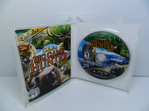 Cabelas Big Game Hunter 2012 Fisico Midia Ps3 Loja Fisica Rj (Usado)