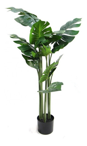 Planta Costilla De Adan Artificial Palmera Decoracion 120cm