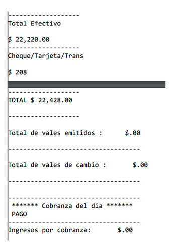 Corte De Caja Personalizado My Business Pos 2011 A 2024