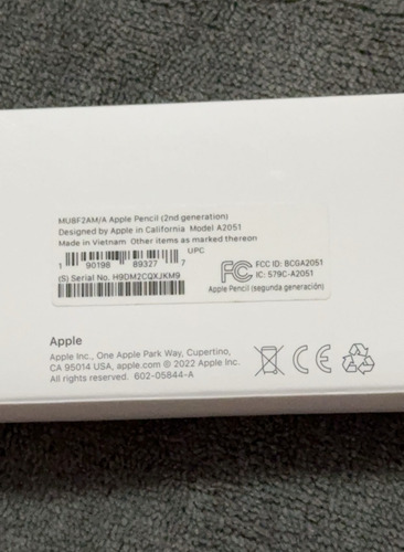 Apple Pencil 2da Generación - Original