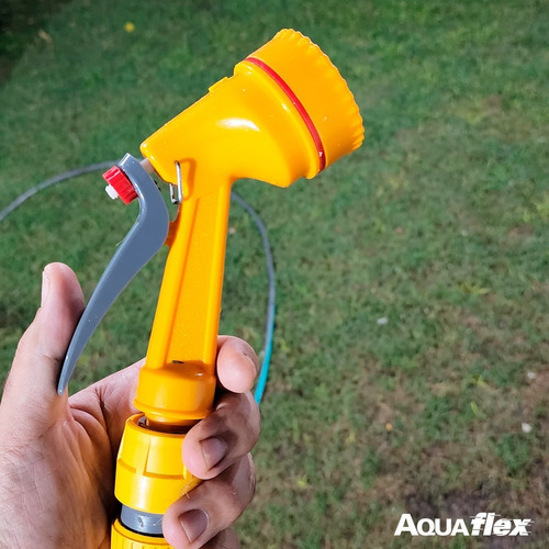 Lanza Pistola Regador Riego 4 Funciones H2104 Aquaflex