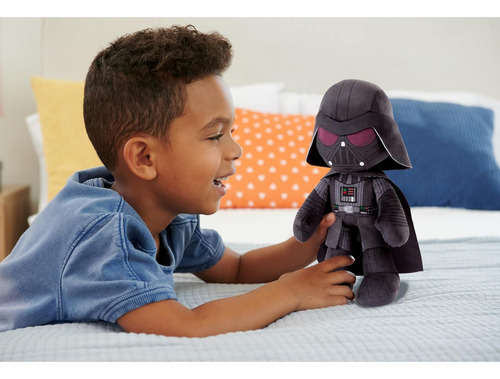 Star Wars Peluche Darth Vader Con Frases 12 Color Multicolor